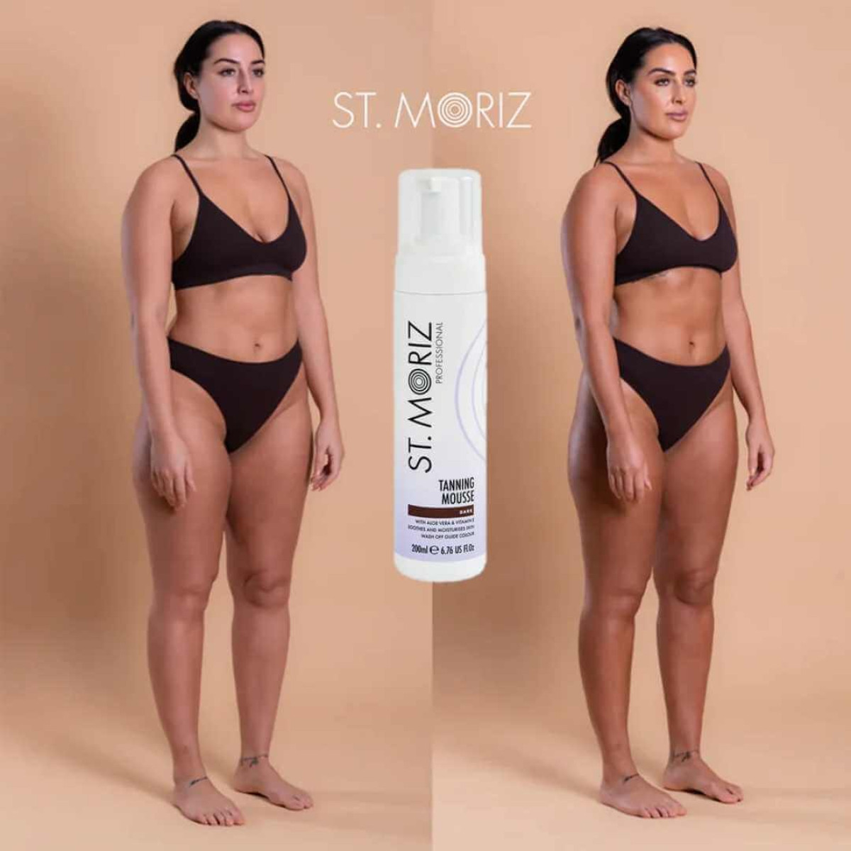 Мус для автозасмаги Professional tanning mousse Pro dark