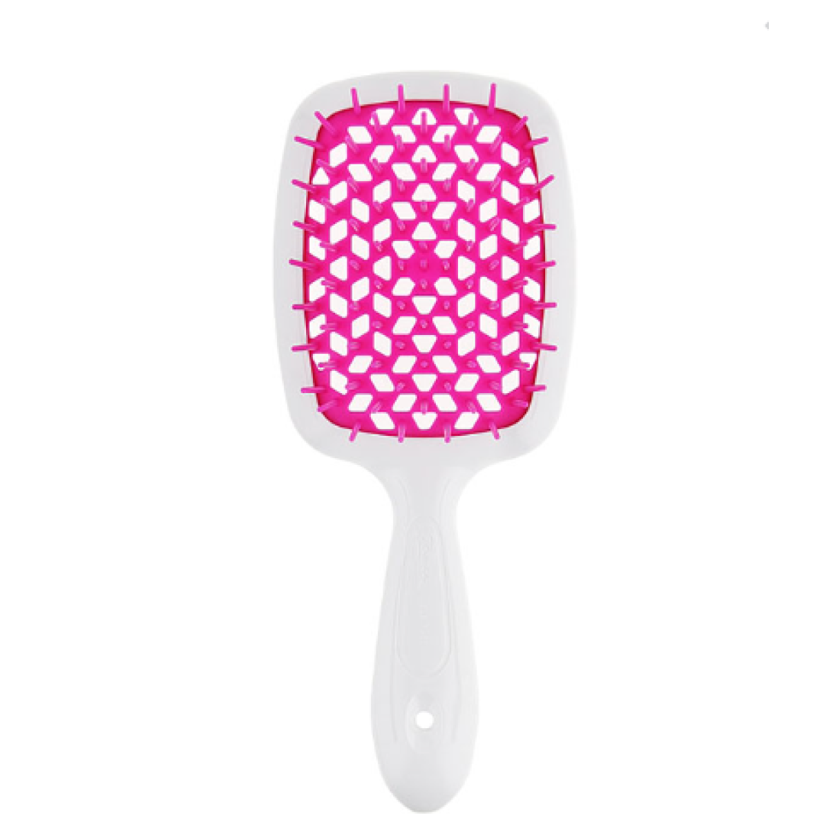 Щітка для волосся Superbrush the original White + pink