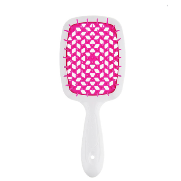Щітка для волосся Superbrush the original White + pink